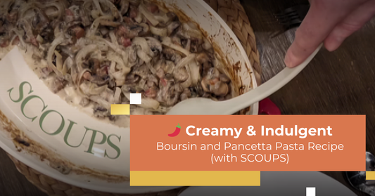 Boursin Pasta Recipe With Fresh Cracked Black Pepper - Review Recipe - SCOUPS Kitchen Ladles