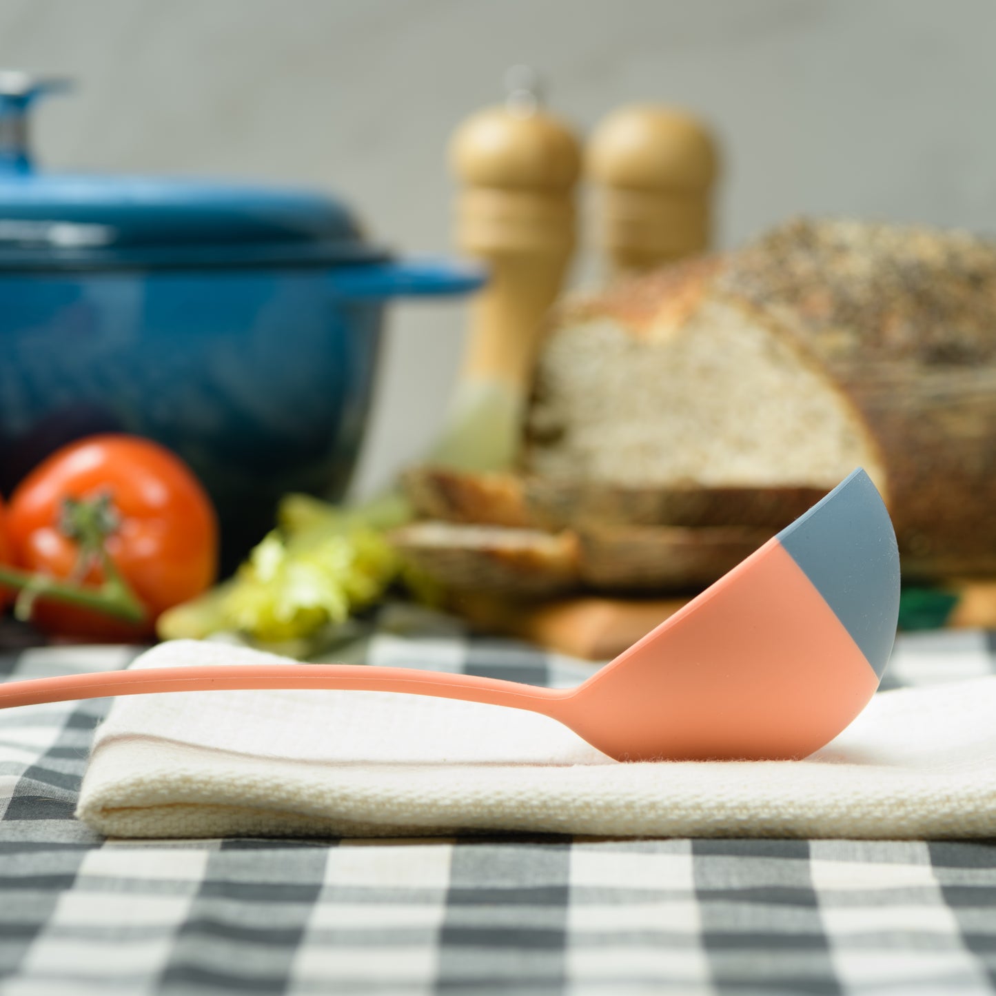 SCOUPS Soft Top Silicone Kitchen Ladle Spoon – Sunset At Sea
