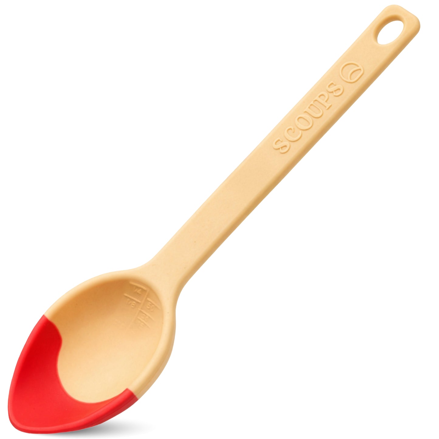 3 Wishes - Set of 3 Colors Silicone SERVING SPOONS - Blue, Red, Black