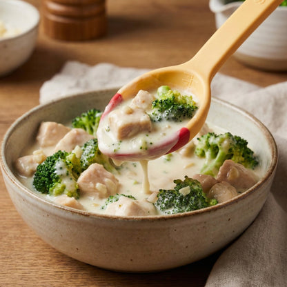 3 Wishes - Set of 3 Colors Silicone SERVING SPOONS - Blue, Red, Black