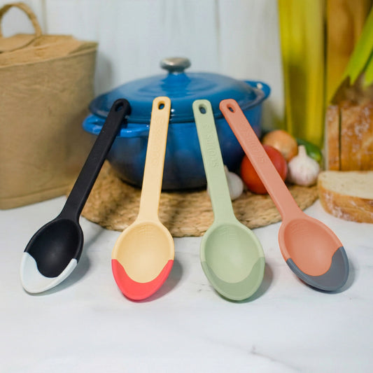 The Four Tops - Set of all 4 Colors Silicone SERVING SPOONS