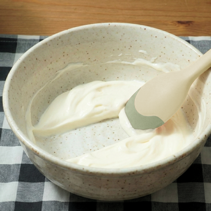 LADLE & SERVING SPOON Combo - SCOUPS Soft Tip Silicone Kitchen Tools - Sage & Lime