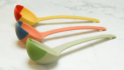 Three is a magic number - Set of 3 Color Silicone Kitchen Ladles