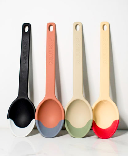 The Four Tops - Set of all 4 Colors Silicone SERVING SPOONS