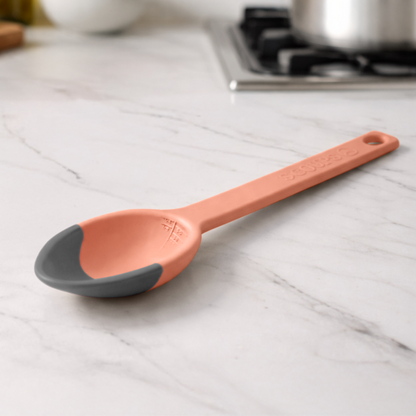 LADLE & SERVING SPOON Combo - SCOUPS Soft Tip Silicone Kitchen Tools - Sunset At Sea