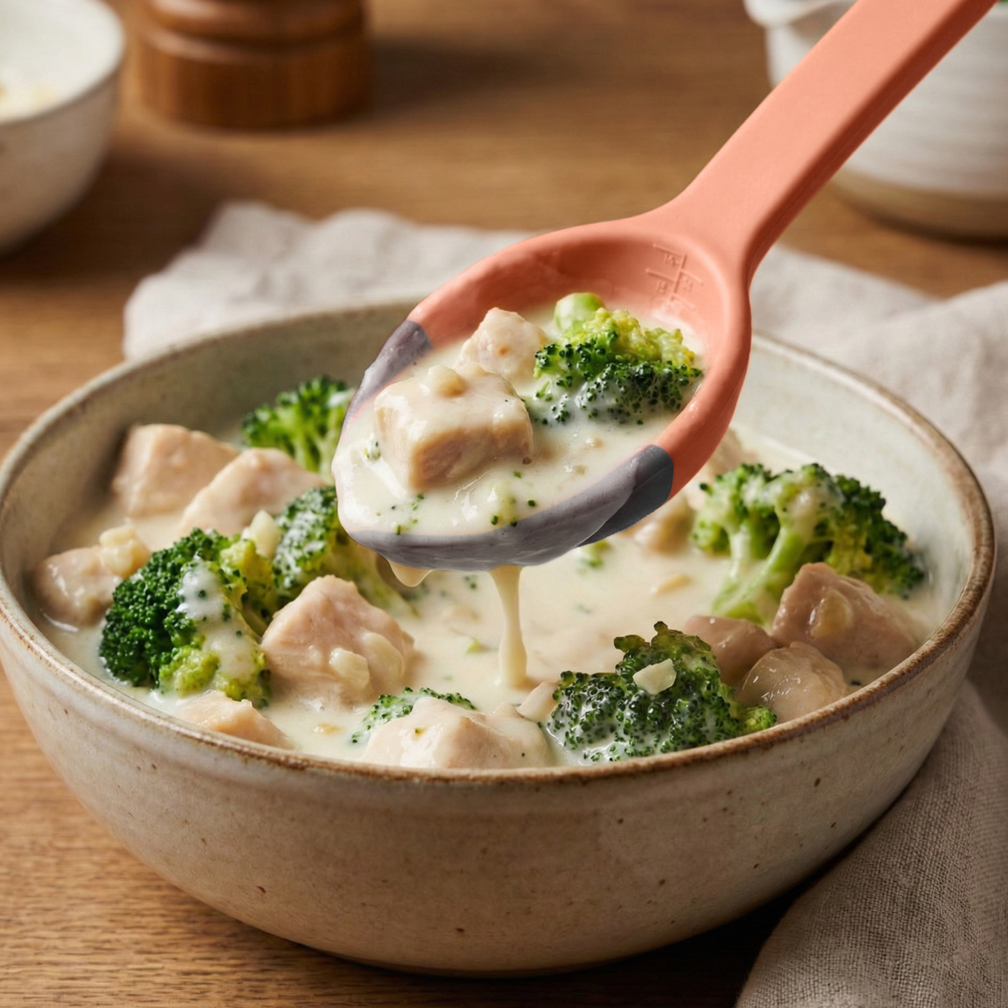 3 Wishes - Set of 3 Colors Silicone SERVING SPOONS - Blue, Red, Black