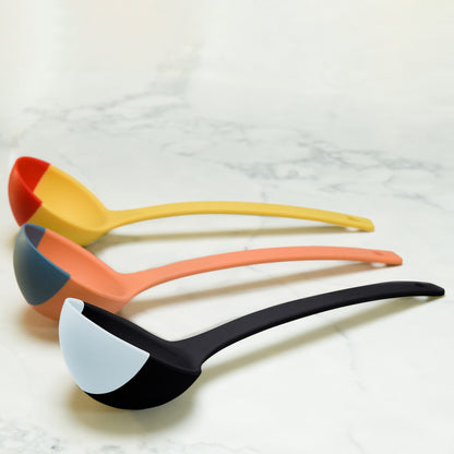 Be Right Back 3 Pack BRB - Set of 3 Color Silicone Kitchen Ladles