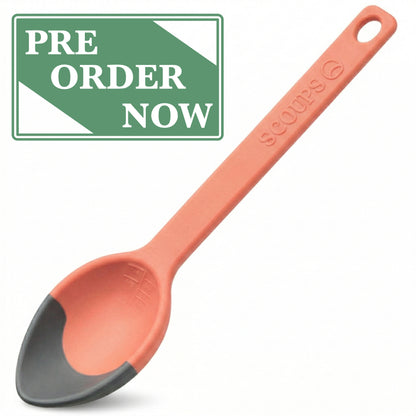 SERVING SPOON - SCOUPS Soft Tip Silicone Table Spoon - Sunset At Sea